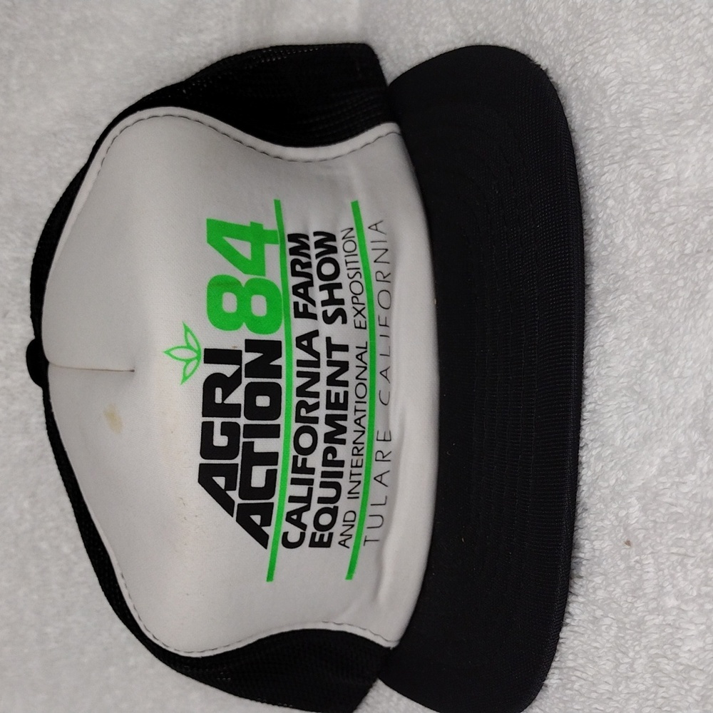 Vintage Trucker Hat: AGRI ACTION 84 CALIFORNIA FARM EQUIPMENT SHOW